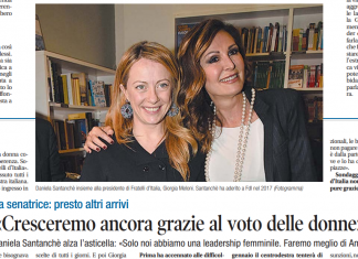 INTERVISTA A LIBERO: «Cresceremo ancora grazie al voto delle donne»