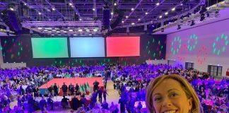 Il discorso di Giorgia Meloni a cena con 2000 patrioti